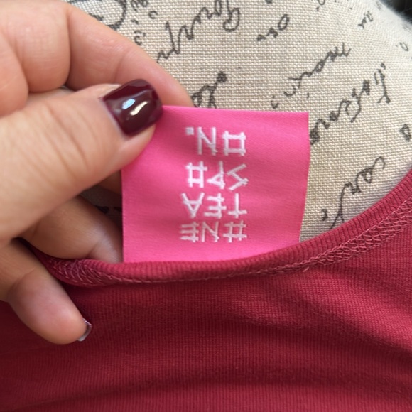 NWT One Teaspoon Virtual Pink Singlet Tank top in XS - Picture 6 of 7